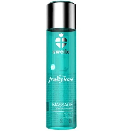 Swede Massageöl mit wärmendem Effekt, schwarze Johannisbeere und Limette 60 ml
