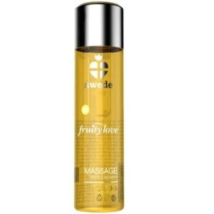 Swede Fruity Love Massageolie met verwarmend effect, tropisch-fruitig met honing, 60 ml