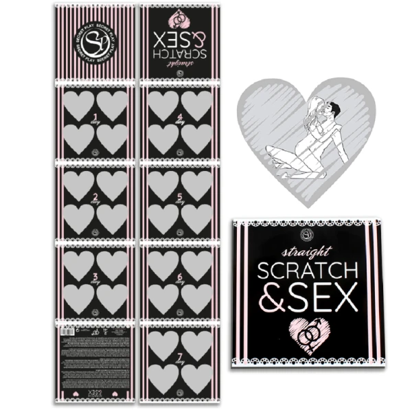 Secretplay 100% Games Scratch & Sex Krabspel voor heteroseksuele stellen