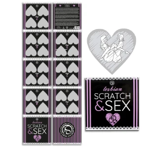 Secretplay 100% Games Scratch & Sex Rubbelspiel für lesbische Stellungen