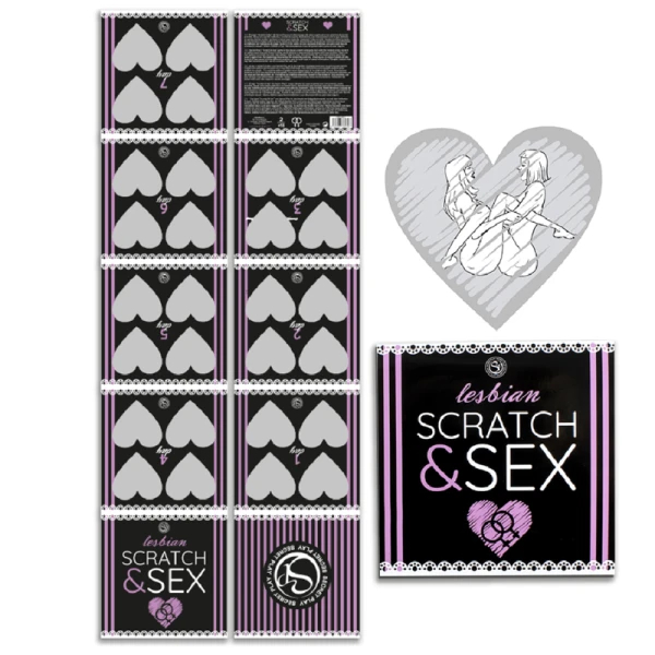 Secretplay 100% Games Scratch & Sex Rubbelspel voor lesbische standjes
