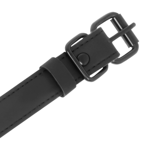 Fetish Submissive Bondage Knebelring met Nippelklemmen, vegan leer Fetish Submissive Bondage Knebelring met Nippelklemmen, vegan leer - Afbeelding 6