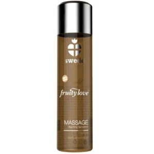 Swede Fruity Love Massageolie met verwarmend effect, donkere chocolade 60 ml