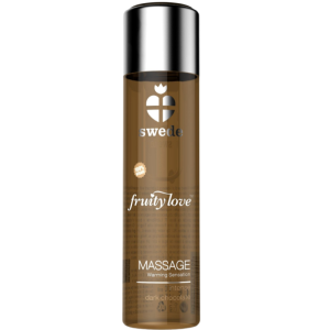 Swede Fruity Love Massageolie met verwarmend effect, donkere chocolade 120 ml Swede Fruity Love Massageolie met verwarmend effect, donkere chocolade 120 ml - Afbeelding 1