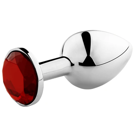 Secretplay Toys anaalplug van metaal rood