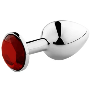 Secretplay Toys Anaalplug van aluminium maat L rood