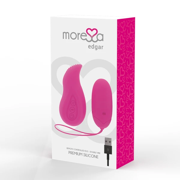 Moressa Edgar siliconen vibrator met afstandsbediening Moressa Edgar siliconen vibrator met afstandsbediening