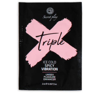 Secretplay Cosmetic Triple X Vergnügensverstärker Gel, Einzeldosierung 2 ml Secretplay Cosmetic Triple X Vergnügensverstärker Gel, Einzeldosierung 2 ml - Afbeelding 1