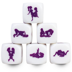 Secretplay 100% Games Kamasutra-dobbelsteen voor lesbische stellen, 25 mm Secretplay 100% Games Kamasutra-dobbelsteen voor lesbische stellen, 25 mm - Afbeelding 1