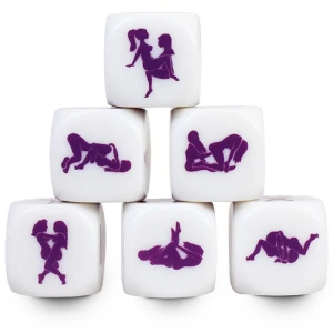 Secretplay 100% Games Kamasutra-dobbelsteen voor lesbische stellen, 25 mm