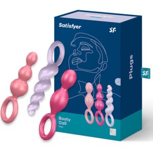 Satisfyer Anale Plugs Set 3-delig Tricolor van Siliconen Satisfyer Anale Plugs Set 3-delig Tricolor van Siliconen - Afbeelding 2