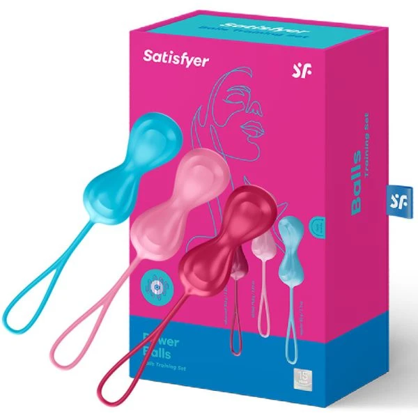 Satisfyer Balls liefdesballetjes trainingsset 1 met 3 gewichten