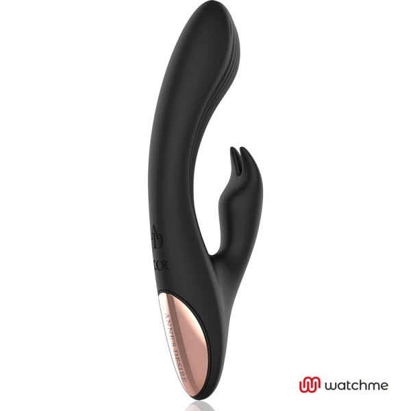 Anne´s Desire Rabbit-Vibrator Watchme met afstandsbediening, zwart/goud Anne´s Desire Rabbit-Vibrator Watchme met afstandsbediening, zwart/goud