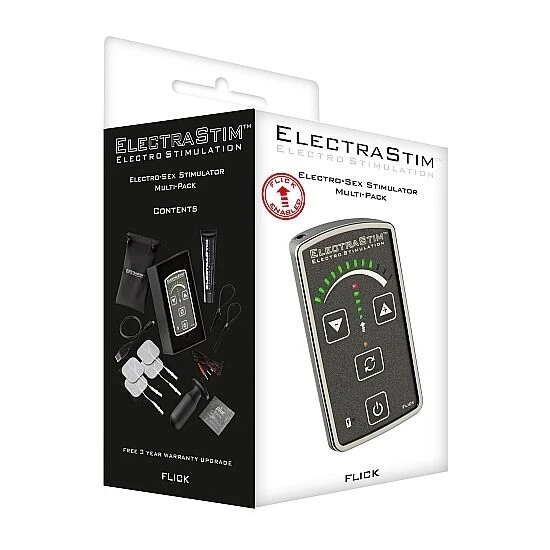 Electrastim Flick Stimulator Multipack mit Elektroden und Penisringen