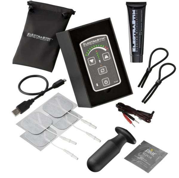 Electrastim Flick Stimulator Multipack mit Elektroden und Penisringen