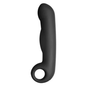 Electrastim Ovid Silicone Dildo with Electro Stimulation, black