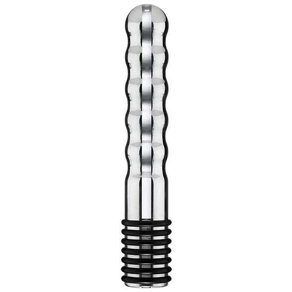 Electrastim Wave Elektrodildo van aluminium, 135 mm inbrengbare lengte
