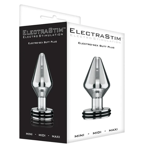Electrastim Midi Electro Butt Anal Plug M aus Aluminium
