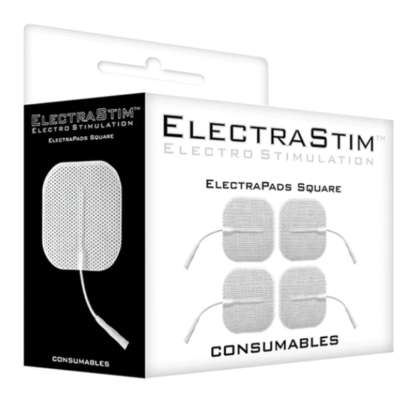 Electrastim Zelfklevende Elektro-Pads vierkant voor elektroseks Electrastim Zelfklevende Elektro-Pads vierkant voor elektroseks