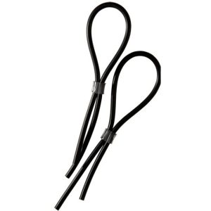 Electrastim ElectraLoops verstelbare rubberen penis- en teelbalringen voor elektrostimulatie Electrastim ElectraLoops verstelbare rubberen penis- en teelbalringen voor elektrostimulatie - Afbeelding 1