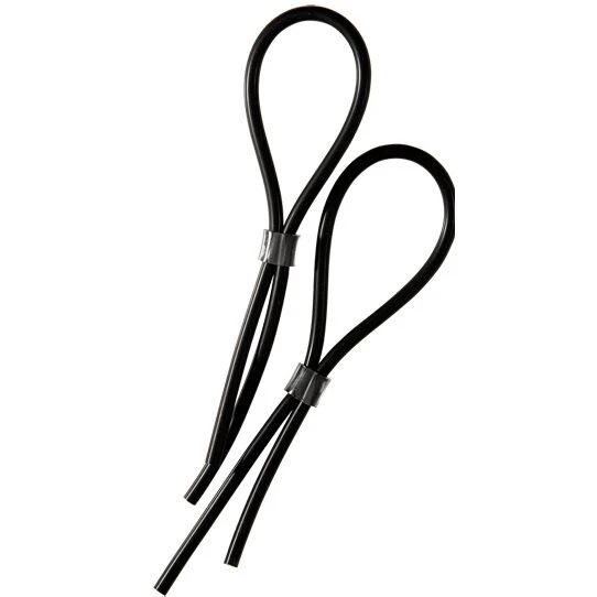 Electrastim ElectraLoops verstelbare rubberen penis- en teelbalringen voor elektrostimulatie