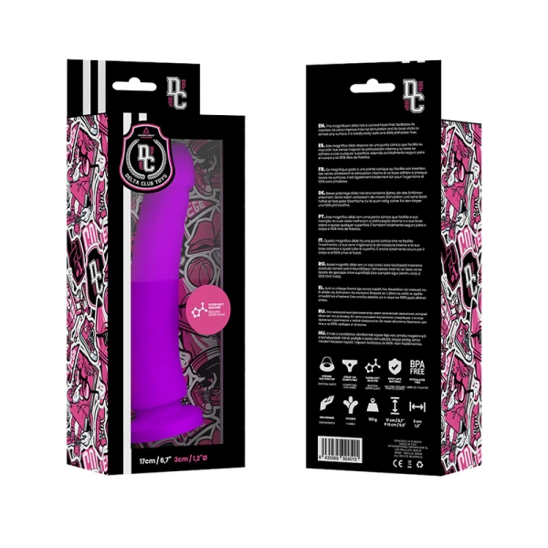 Deltaclub Siliconen Dildo medisch siliconen 17 cm lengte, 3 cm diameter