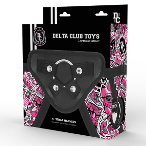 Deltaclub Harness Universeel Strap-On-Harnas met 3 Ringen Deltaclub Harness Universeel Strap-On-Harnas met 3 Ringen - Afbeelding 2