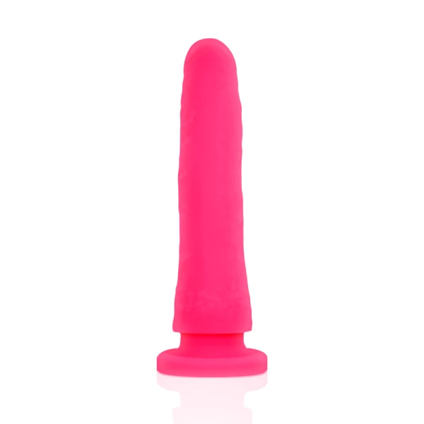 Deltaclub Strap-On Dildo met riem en siliconenringen roze 17 cm
