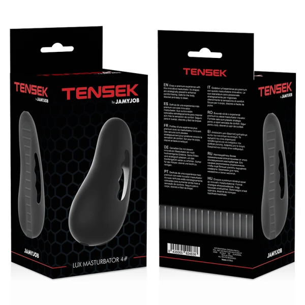 Jamyjob Extreme Tensek 4 Masturbator met Vibratie zwart