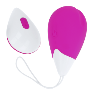 Ohmama Stimulerende Trillingsei met Afstandsbediening 10 Standen Paars en Wit Ohmama Stimulerende Trillingsei met Afstandsbediening 10 Standen Paars en Wit - Afbeelding 1