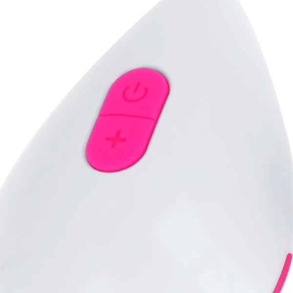 Ohmama Stimulating Vibrations-Ei met afstandsbediening 10 standen Roze/Wit