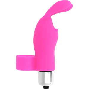 Ohmama Stimulating Fingerhut-Vibrator mit Kaninchen, Silikon