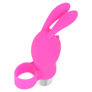 Ohmama Stimulerende Vingerhoed-Vibrator met Konijn, Silicone Ohmama Stimulerende Vingerhoed-Vibrator met Konijn, Silicone - Afbeelding 3