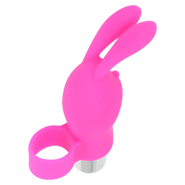 Ohmama Stimulerende Vingerhoed-Vibrator met Konijn, Silicone