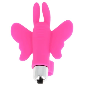 Ohmama Stimulating Schmetterlings-Fingerhut Vibrator met Siliconen