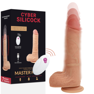 Cyber Silicock Master Huck Realistische Vibrator met Afstandsbediening 20,9 cm Cyber Silicock Master Huck Realistische Vibrator met Afstandsbediening 20,9 cm - Afbeelding 1