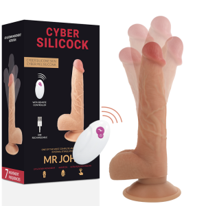Cyber Silicock Realistische Vibrator met Afstandsbediening 23,88 cm Cyber Silicock Realistische Vibrator met Afstandsbediening 23,88 cm - Afbeelding 1