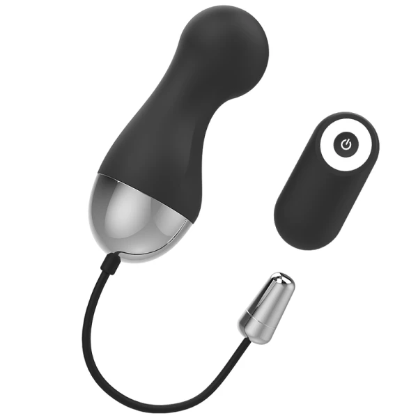 Brilly Glam Ian Afstandsbediening Vibrator Ei Silicone zwart