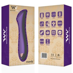 Womanvibe G-Punt Vibrator Mandy k met siliconen, oplaadbaar Womanvibe G-Punt Vibrator Mandy k met siliconen, oplaadbaar - Afbeelding 2