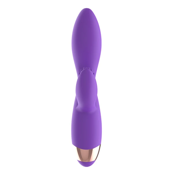 Womanvibe Donna oplaadbare siliconen vibrator met clitorisstimulator