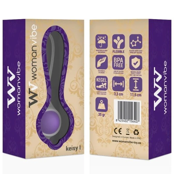 Womanvibe Geisha-Bal Keisy I van siliconen voor beginners