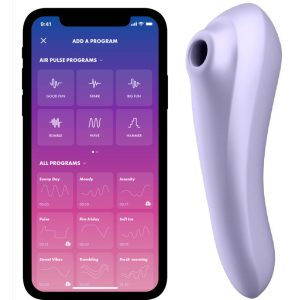 Satisfyer Connect Dual Pleasure Vibrator met Air Pulse en G-puntstimulatie Satisfyer Connect Dual Pleasure Vibrator met Air Pulse en G-puntstimulatie - Afbeelding 1