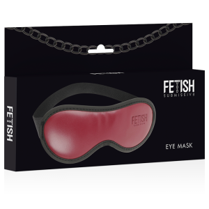 Fetish Submissive Dark Room Vegan Slaapmasker met Neopreenvoering Fetish Submissive Dark Room Vegan Slaapmasker met Neopreenvoering - Afbeelding 4