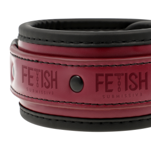 Fetish Submissive Handschellen aus veganem Leder mit Neoprenfutter Fetish Submissive Handschellen aus veganem Leder mit Neoprenfutter – Bild 3