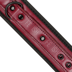 Fetish Submissive Handschellen aus veganem Leder mit Neoprenfutter Fetish Submissive Handschellen aus veganem Leder mit Neoprenfutter – Bild 4