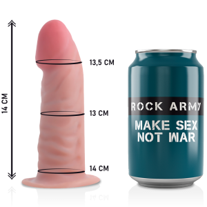 Rock Army Gurt + Dual Density Tiger Realistische Dildo 14 cm Rock Army Gurt + Dual Density Tiger Realistische Dildo 14 cm - Afbeelding 5