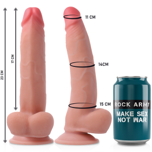 Rock Army Dual Density Dildo Leopard met Zuignap 23 cm Rock Army Dual Density Dildo Leopard met Zuignap 23 cm - Afbeelding 8