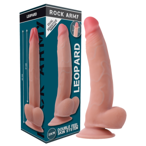 Rock Army Dual Density Dildo Leopard met Zuignap 23 cm Rock Army Dual Density Dildo Leopard met Zuignap 23 cm - Afbeelding 12
