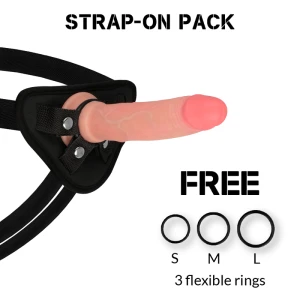 Rock Army Harness with Silicone Dildo Avenger 19 cm
