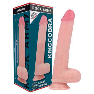Rock Army Siliconen Dildo Kingcobra 24 cm met zuignapvoet Rock Army Siliconen Dildo Kingcobra 24 cm met zuignapvoet - Afbeelding 10